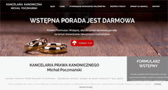 Desktop Screenshot of kancelaria-kanoniczna.com