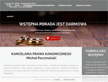 Tablet Screenshot of kancelaria-kanoniczna.com